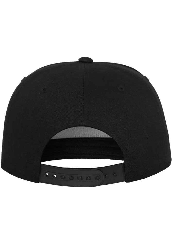 Classic 5-Panel Snapback - Black