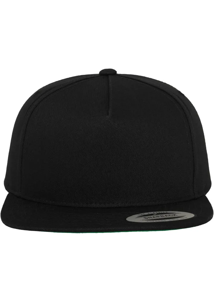 Classic 5-Panel Snapback - Black