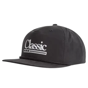 Classic Equine Screen Print Black White Snapback