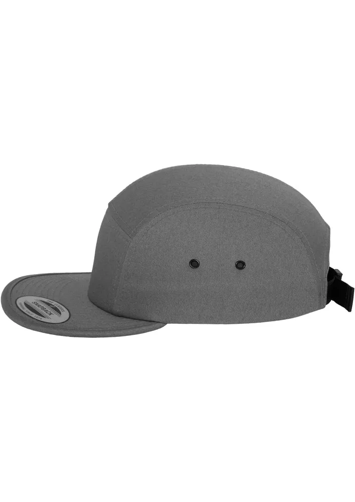 Classic Jockey 5-Panel Cap - Dark Grey