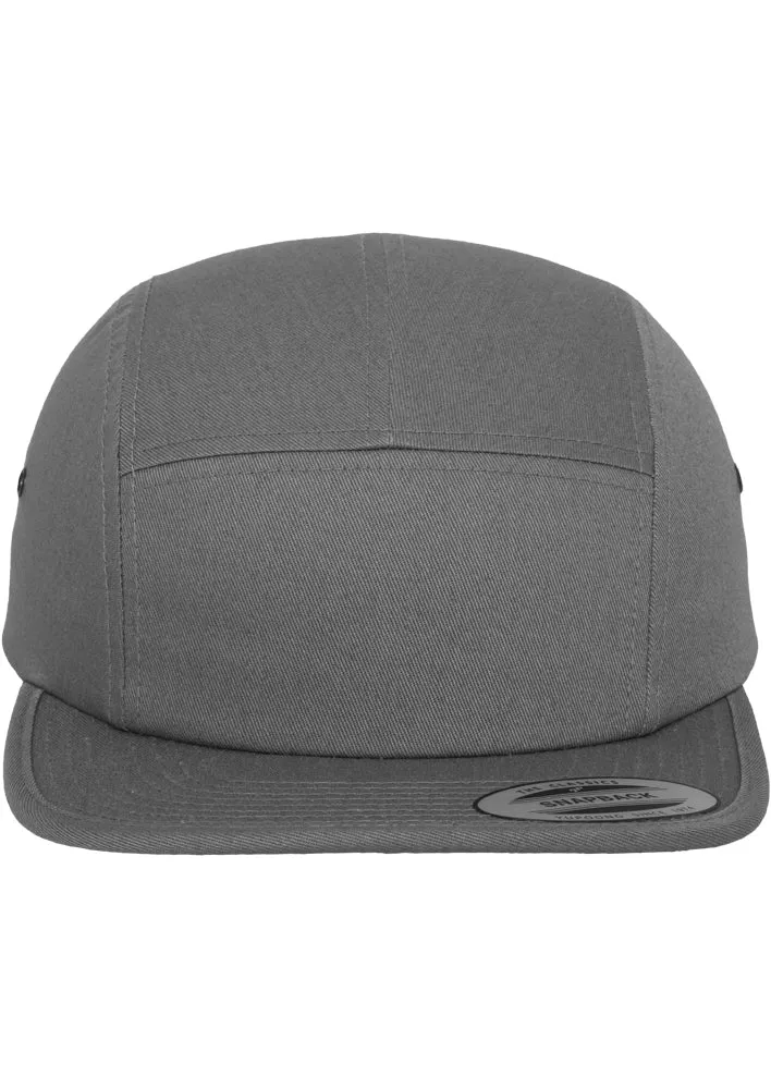 Classic Jockey 5-Panel Cap - Dark Grey