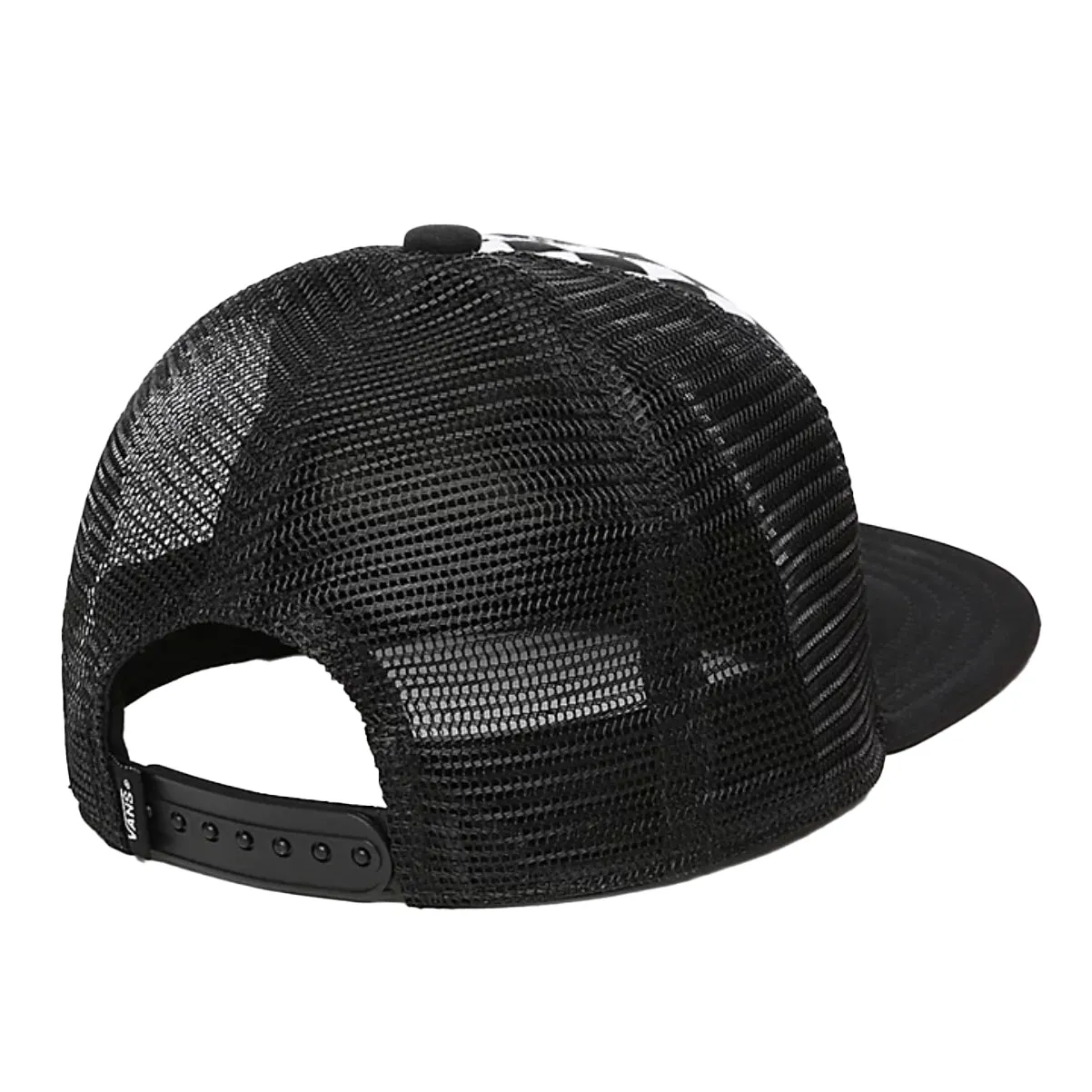CLASSIC PATCH TRUCKER Kids Cap Zwart Wit Checkerboard