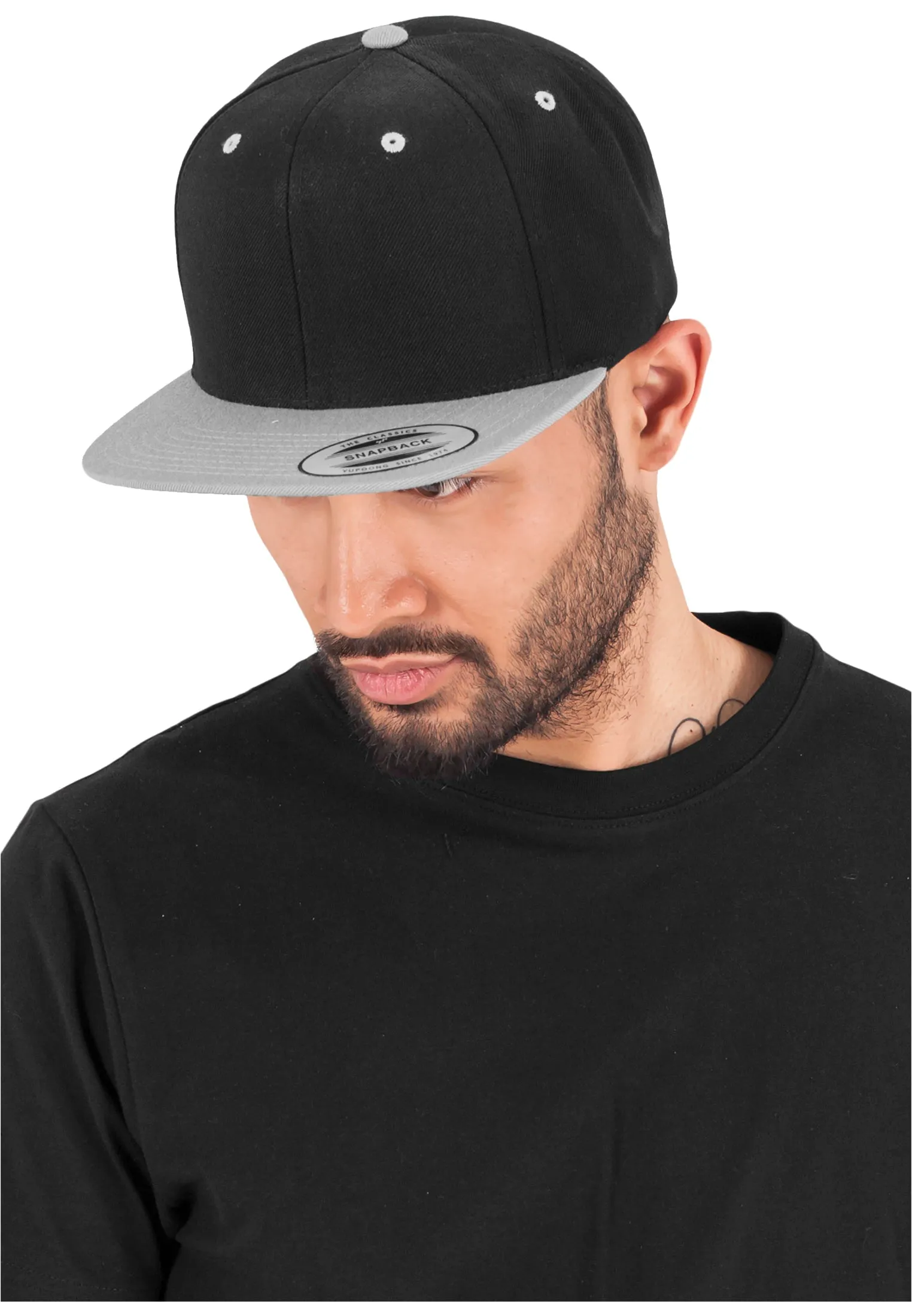 Classic Snapback 2-Tone - Black/Silver