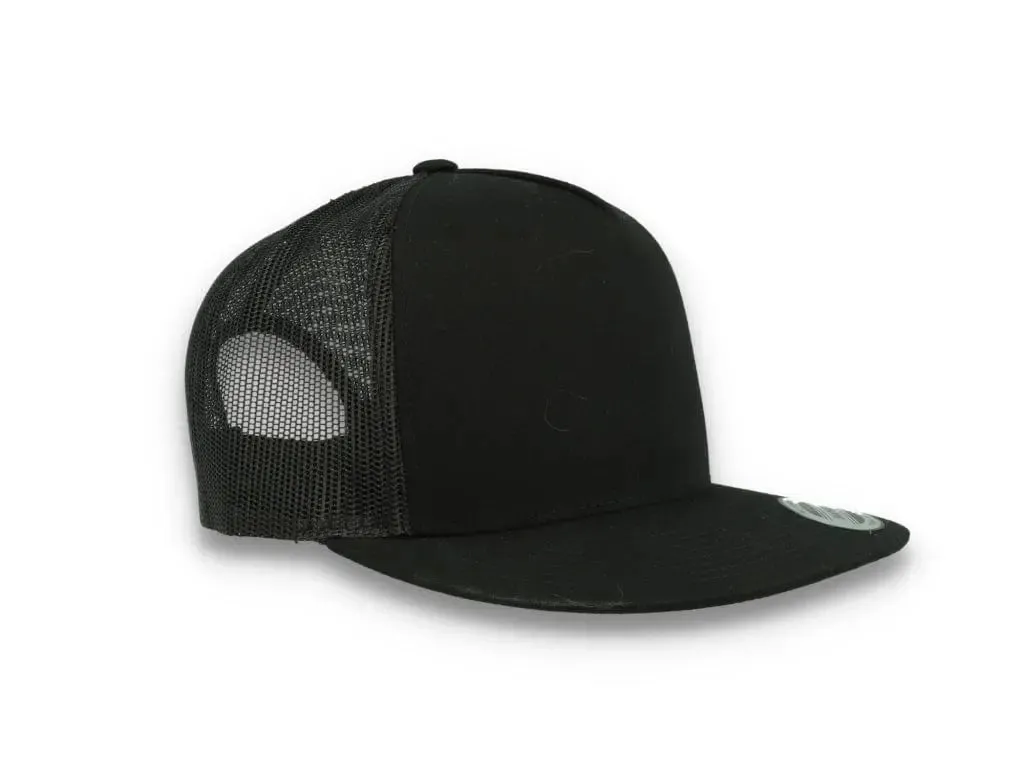 Classic Trucker Cap Black/Black - Yupoong 6006