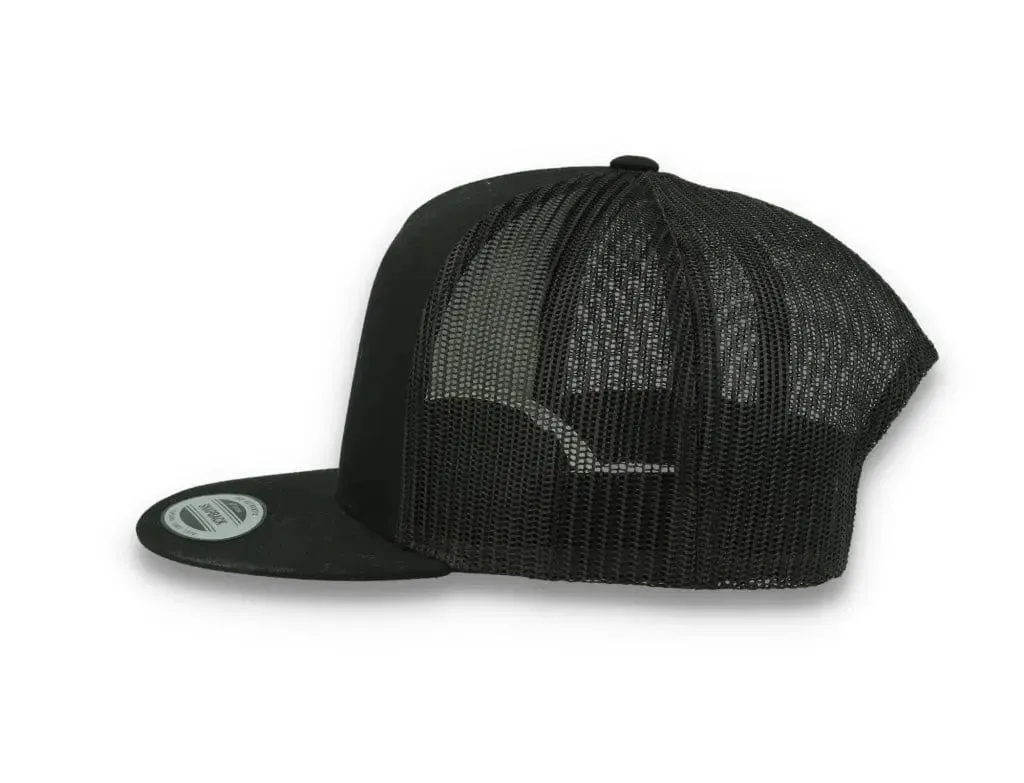 Classic Trucker Cap Black/Black - Yupoong 6006