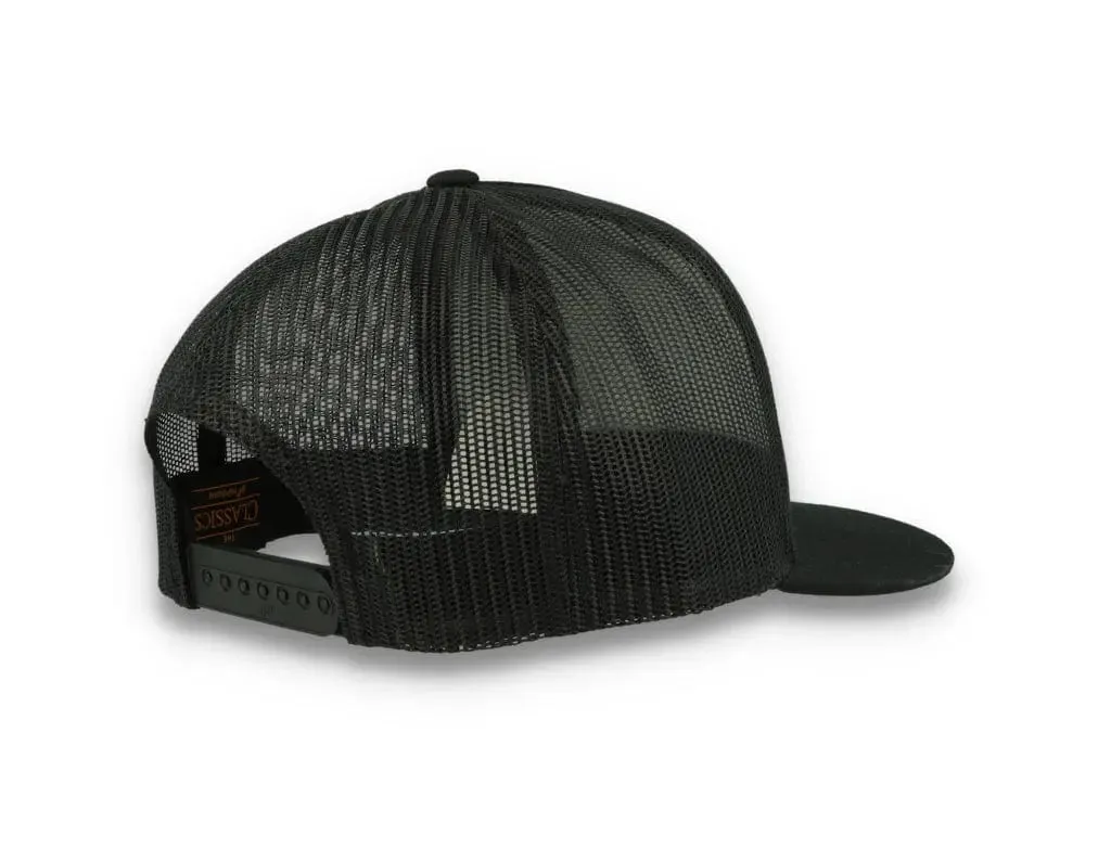 Classic Trucker Cap Black/Black - Yupoong 6006