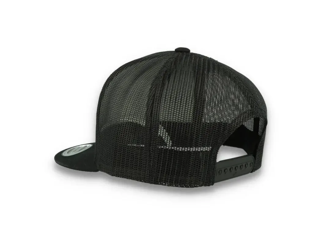 Classic Trucker Cap Black/Black - Yupoong 6006