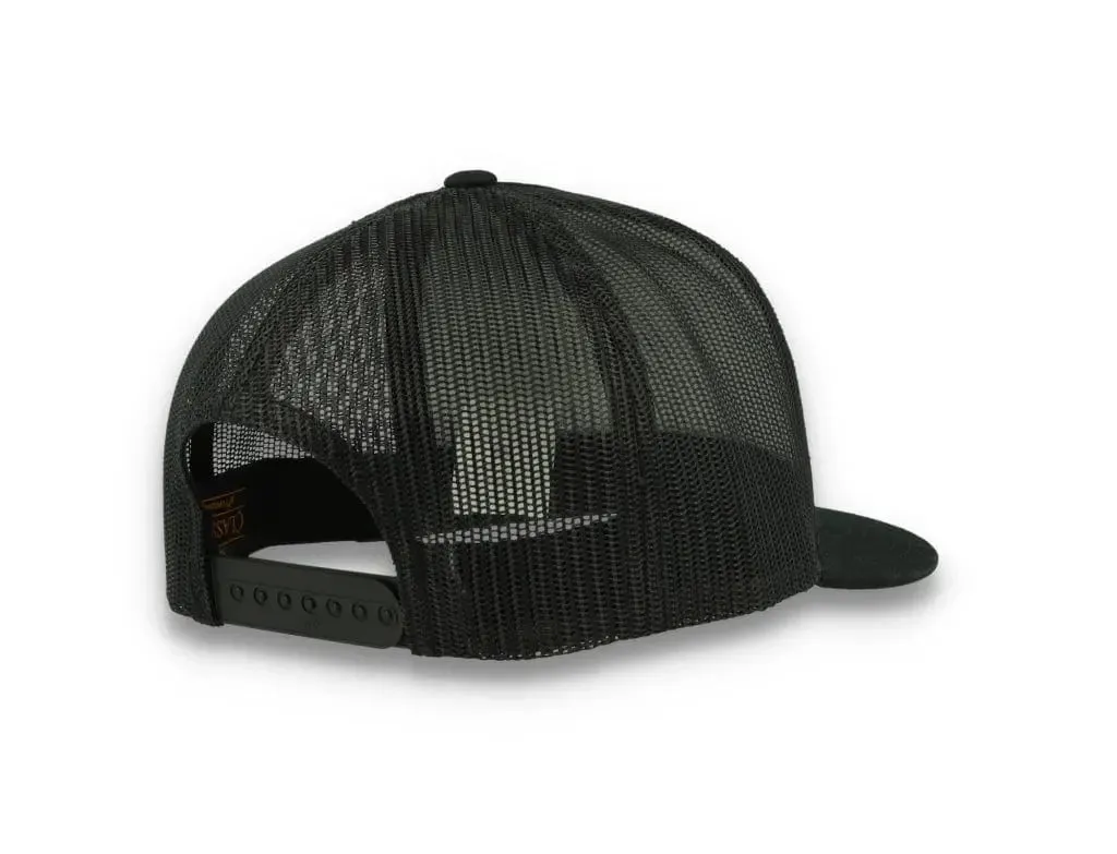Classic Trucker Cap Black/Black - Yupoong 6006