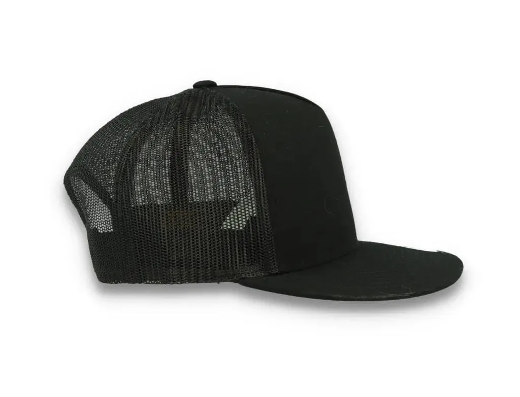 Classic Trucker Cap Black/Black - Yupoong 6006