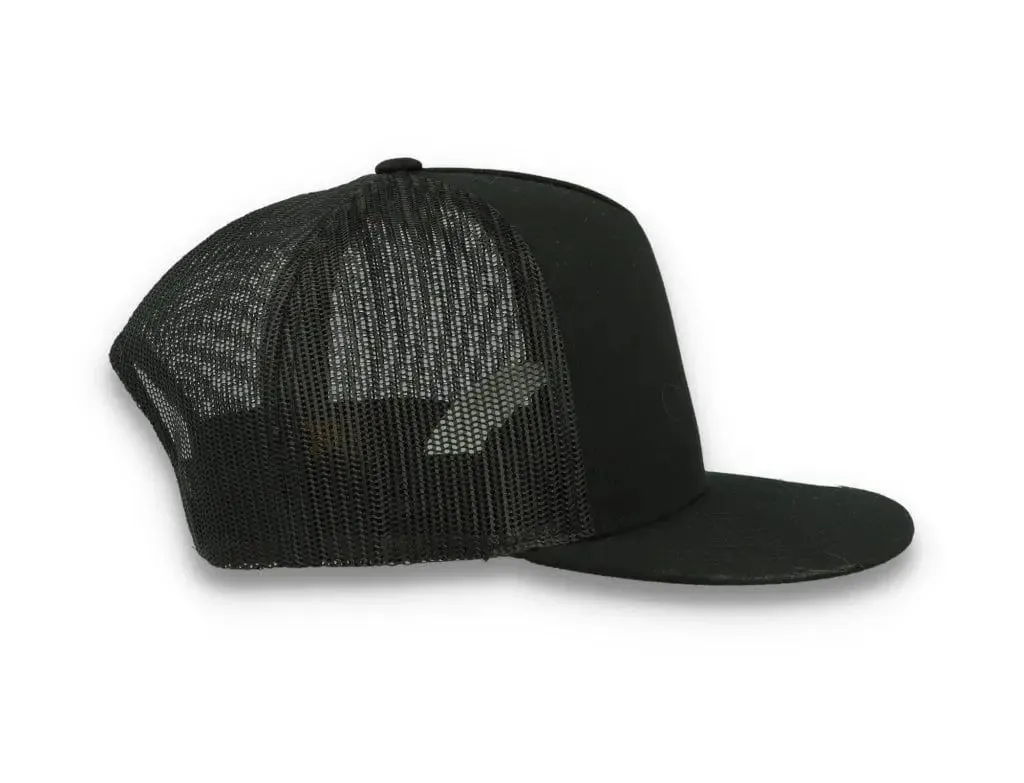Classic Trucker Cap Black/Black - Yupoong 6006
