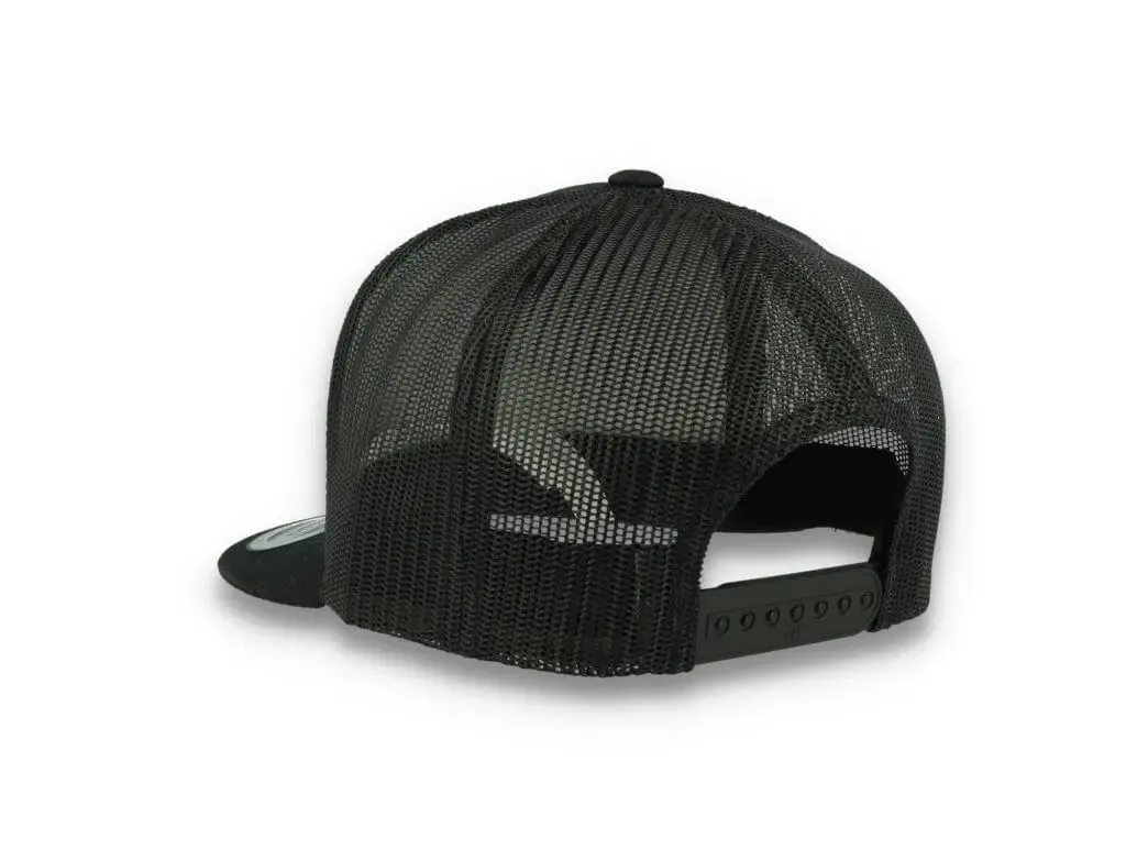 Classic Trucker Cap Black/Black - Yupoong 6006