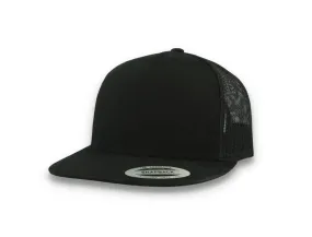 Classic Trucker Cap Black/Black - Yupoong 6006