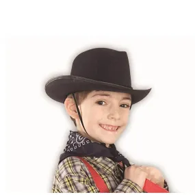 Cowboy FELT HAT- CHILD Black