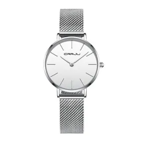 Crrju- 2185 New Times Men Watch in Steel Simple Dial Quartz Analog Watches in Shenzhen