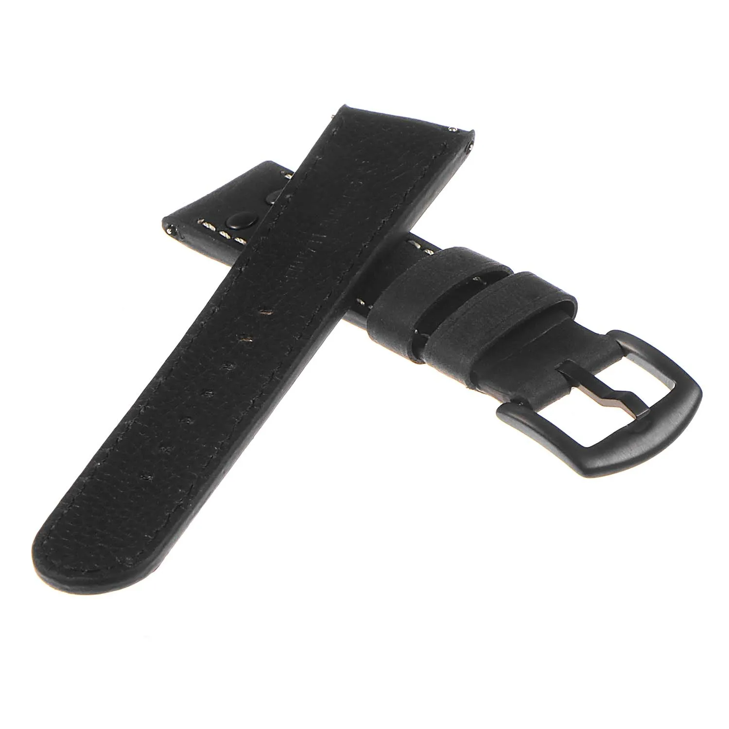 DASSARI Vintage Leather Pilot Watch Band for Samsung Gear Sport