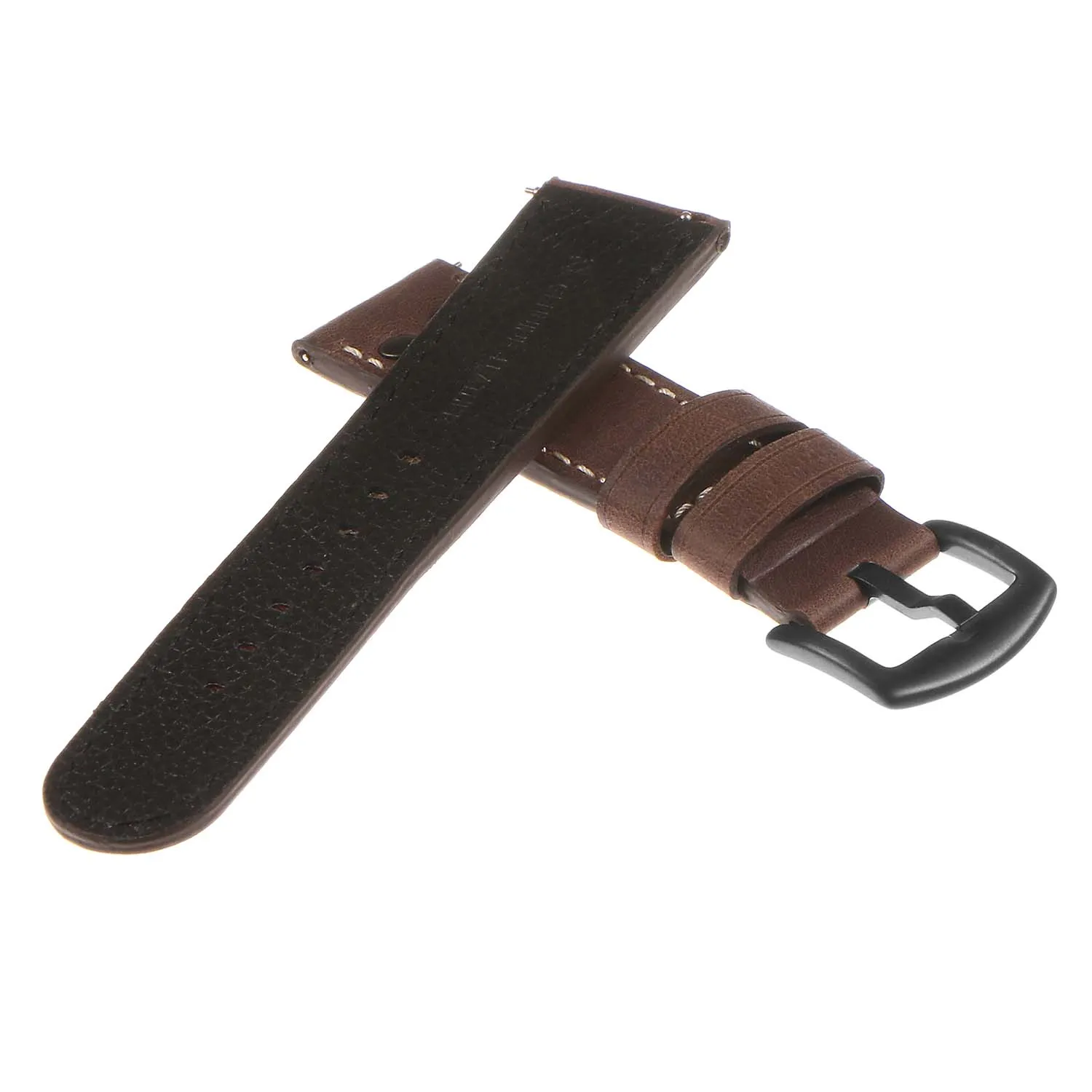DASSARI Vintage Leather Pilot Watch Band for Samsung Gear Sport