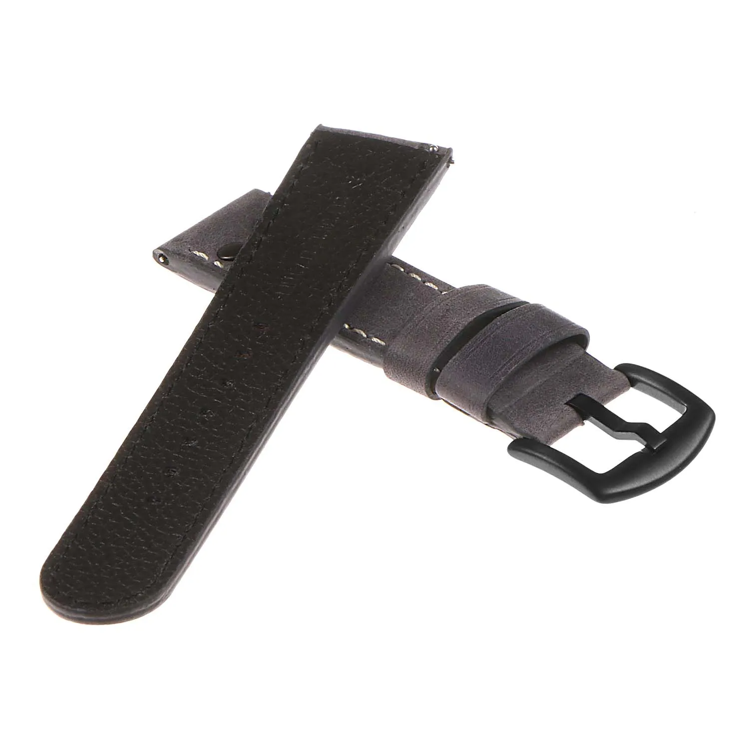 DASSARI Vintage Leather Pilot Watch Band for Samsung Gear Sport