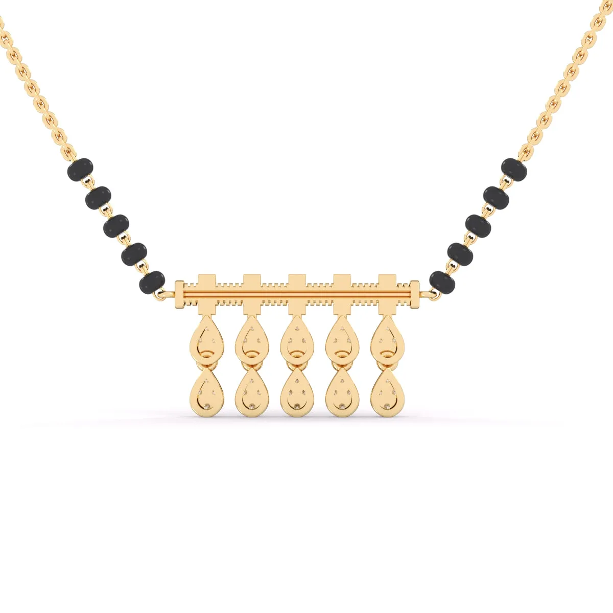 Designer Lab Grown Diamond Mangalsutra