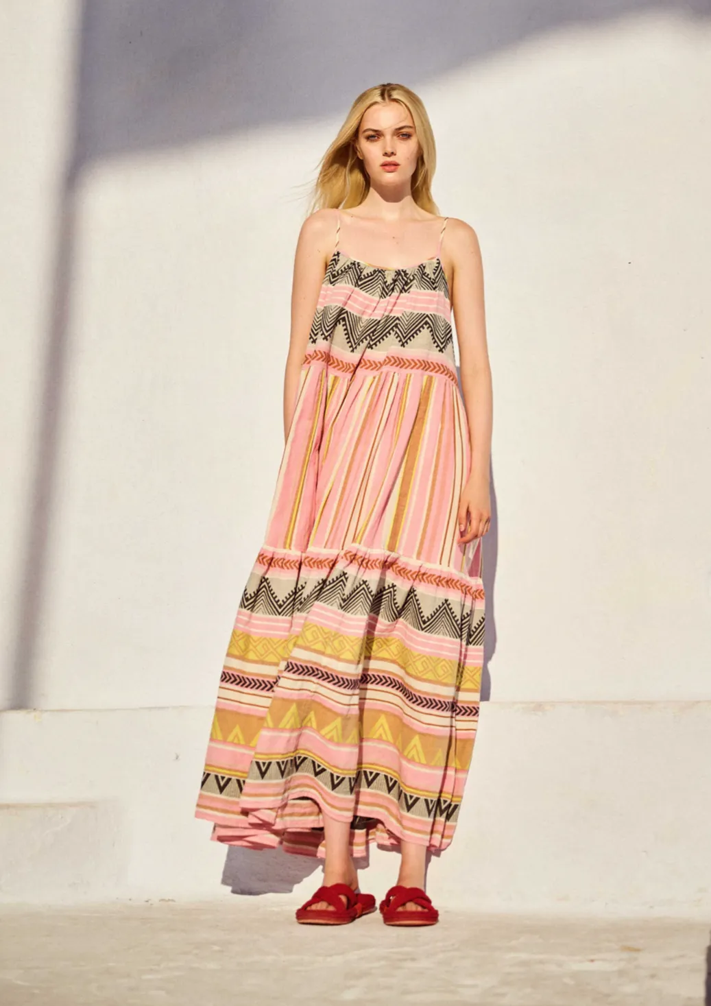 Devotion Plaka Dress - Multi Pink