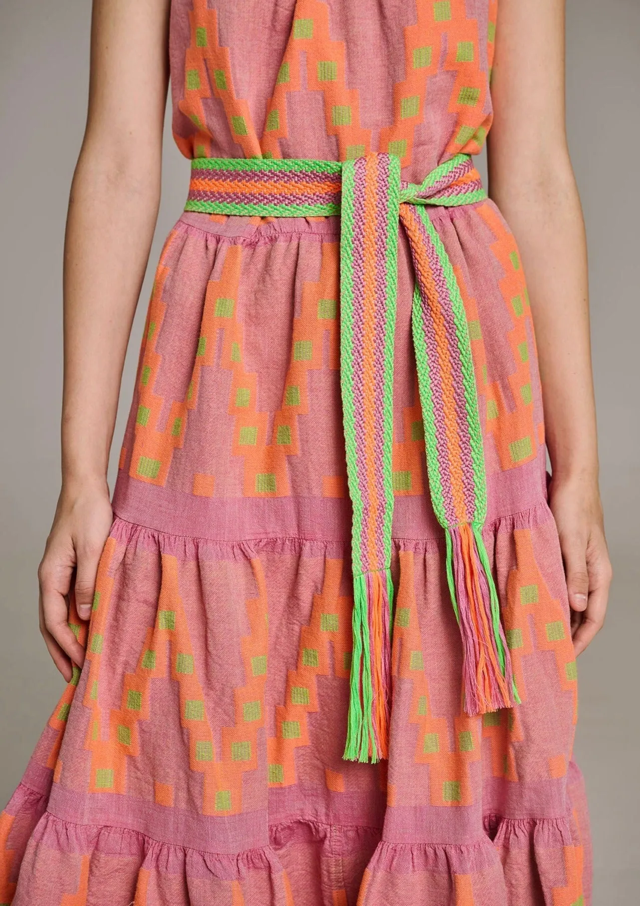 Devotion Zafiri Dress - Pink/Orange