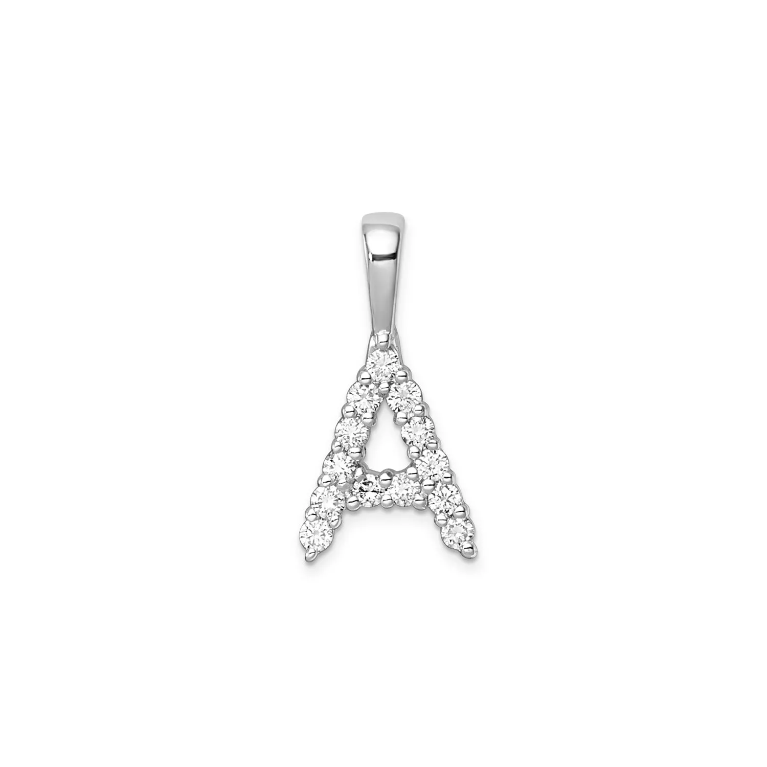 Diamond Initial Pendant