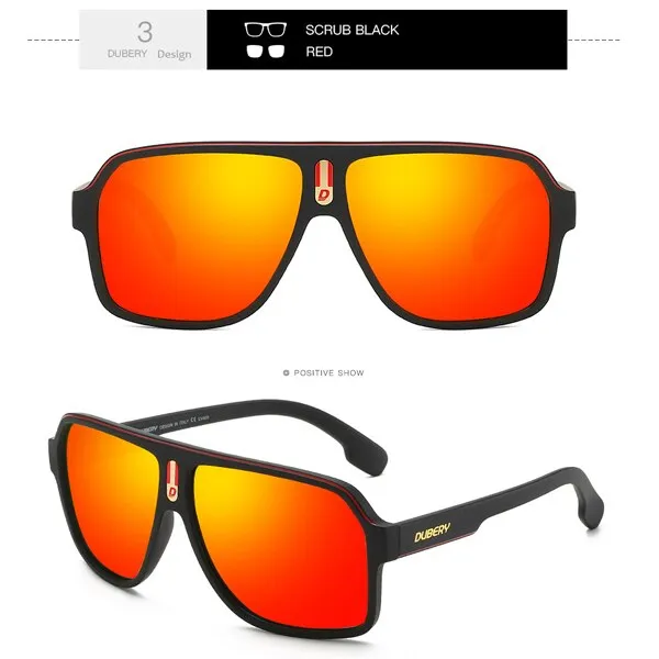 DUBERY Black Sunglasses