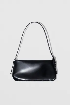 Dulce Black Semi Patent Leather