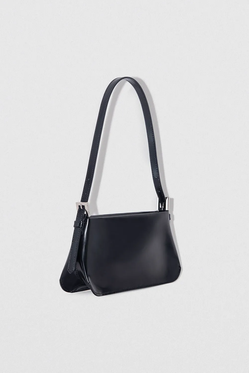 Dulce Black Semi Patent Leather