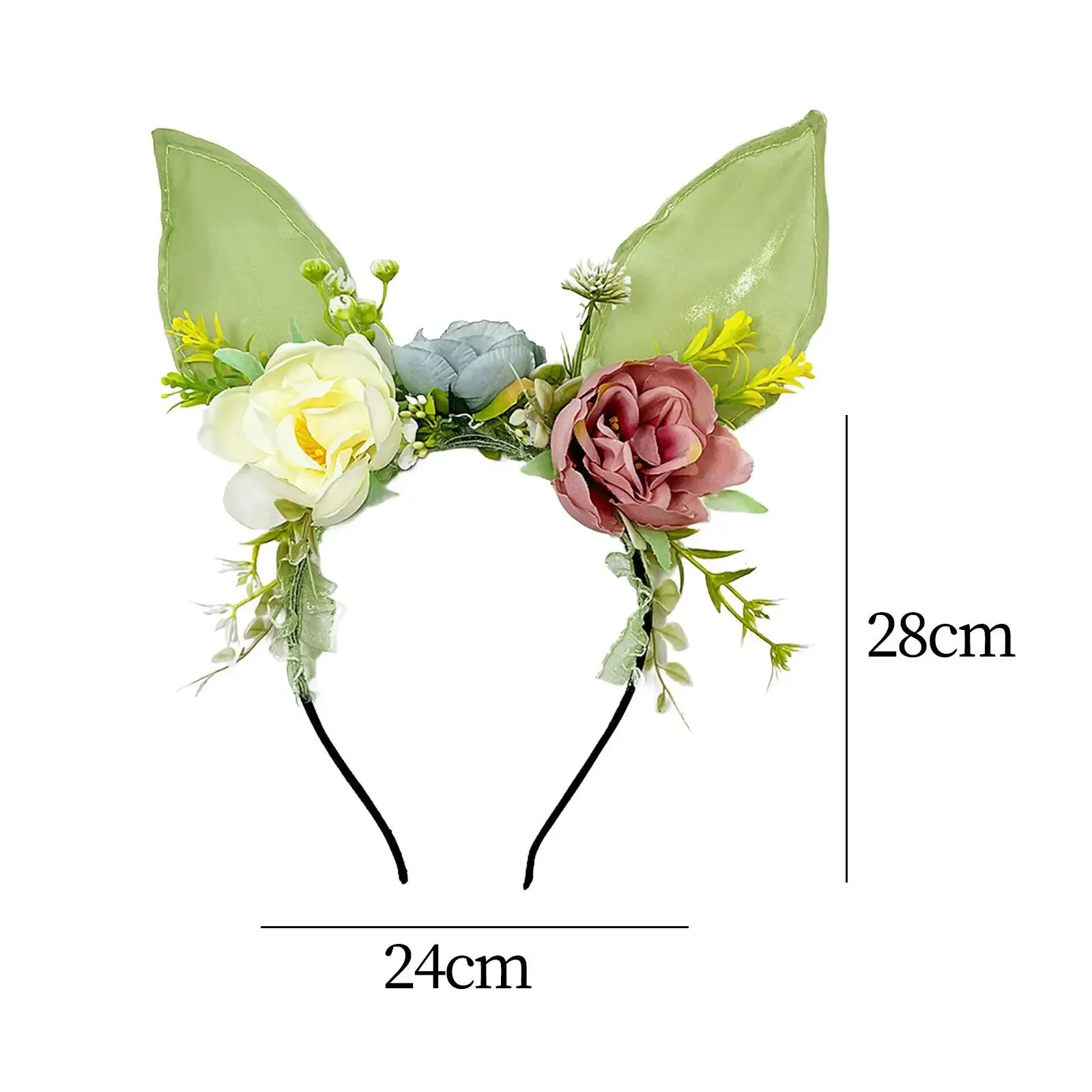 Easter Hat Parade Bunny Ears Headband Flower Hairband