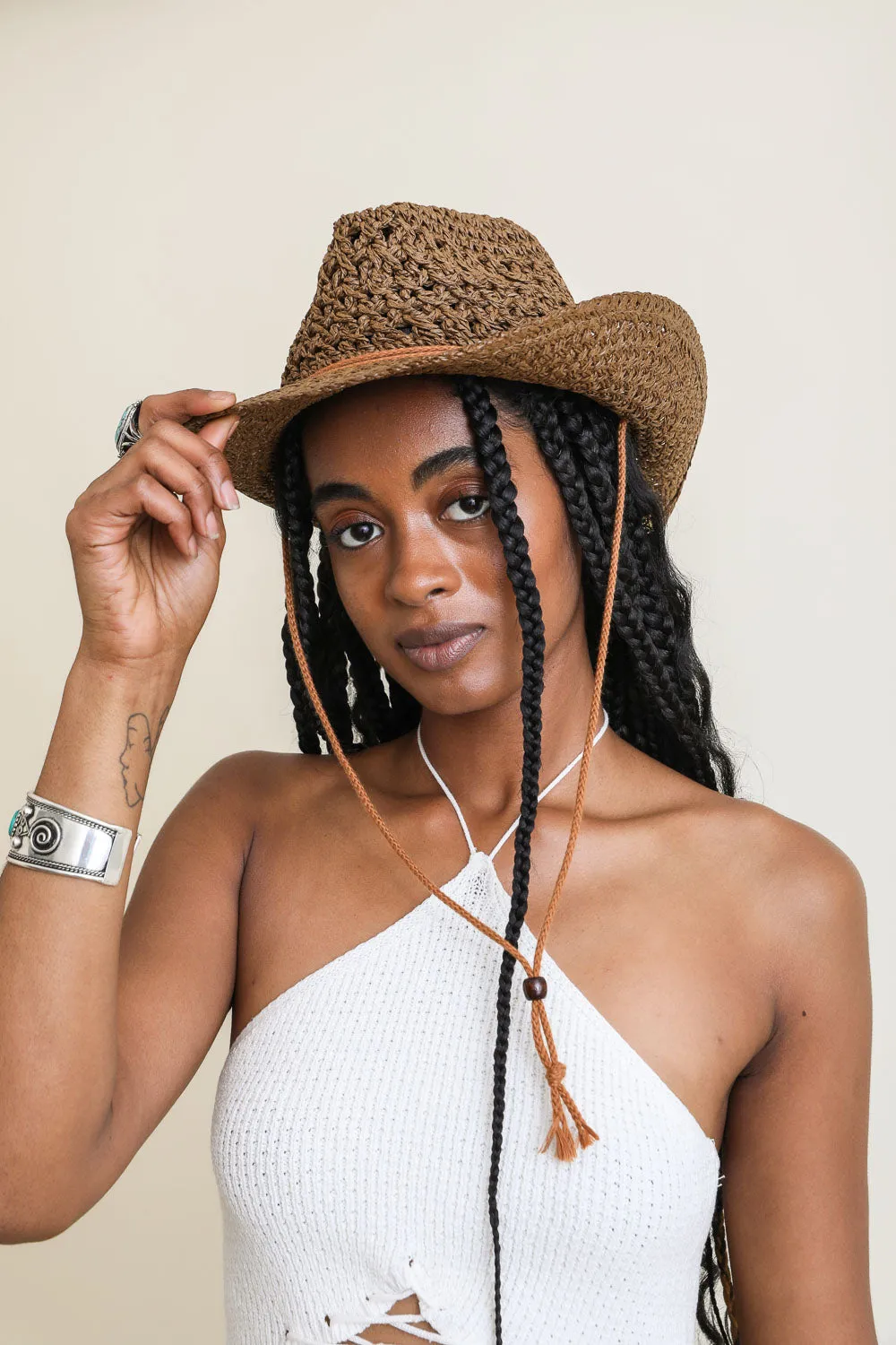 Eco Friendly Weaved Western Cowboy Hat
