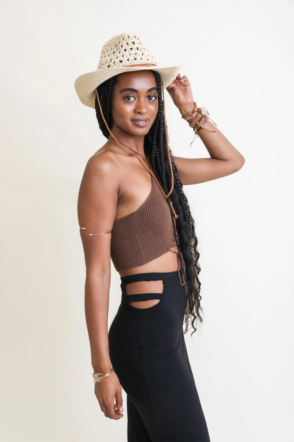 Eco Friendly Weaved Western Cowboy Hat