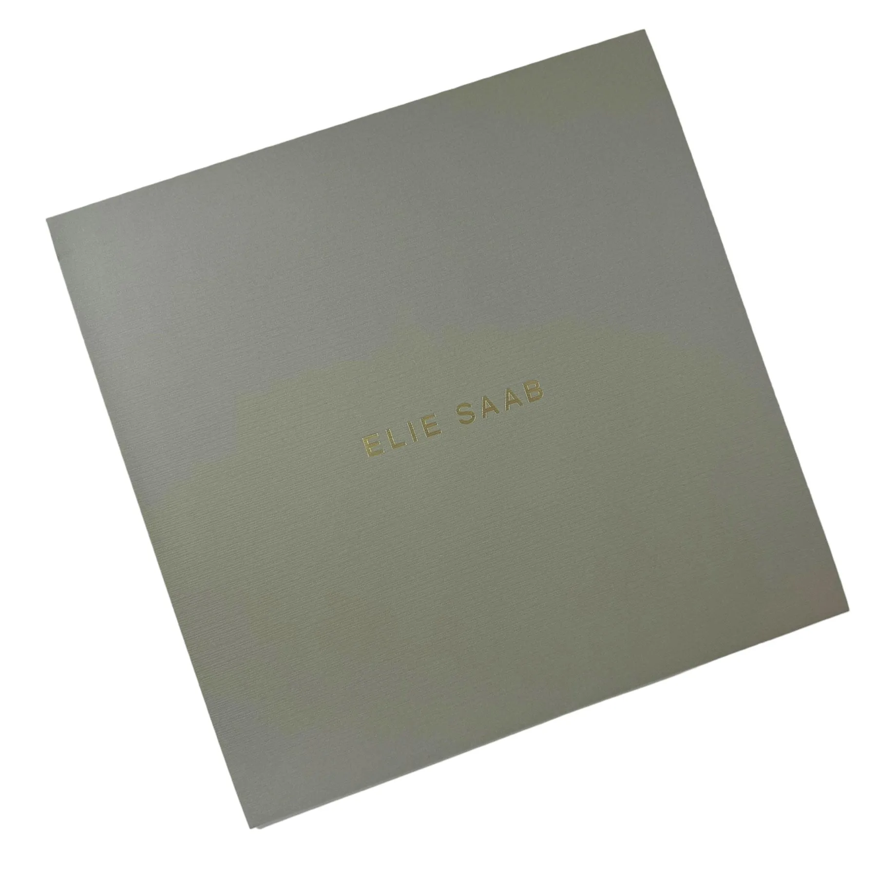 Elie Saab Scarf Taupe Tonal Design - Extra Large Wool Silk Wrap