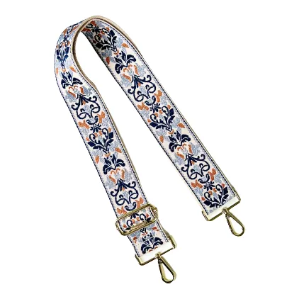 Embroidered Guitar Straps - Assorted Prints   Florals - 10 Available