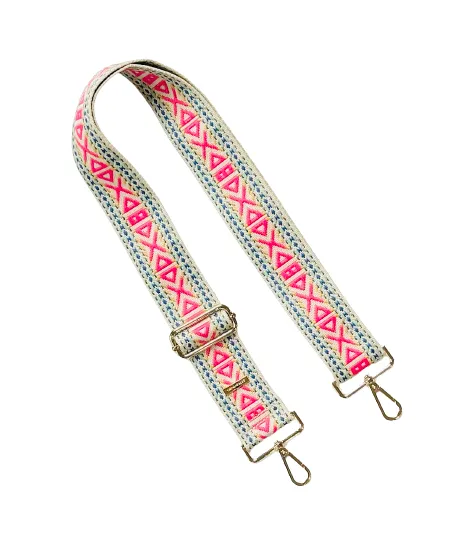 Embroidered Guitar Straps - Assorted Prints   Florals - 10 Available