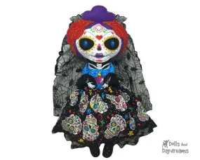 Embroidery Machine Day of the Dead Pattern