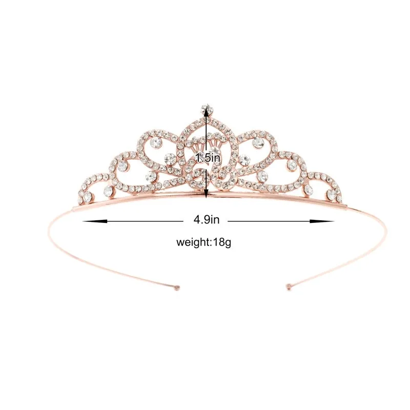 Factory Girl Crown Princess Simple Cute Headband Baby Festival Performance Hair Accessories Bride Crown Wedding Headdress