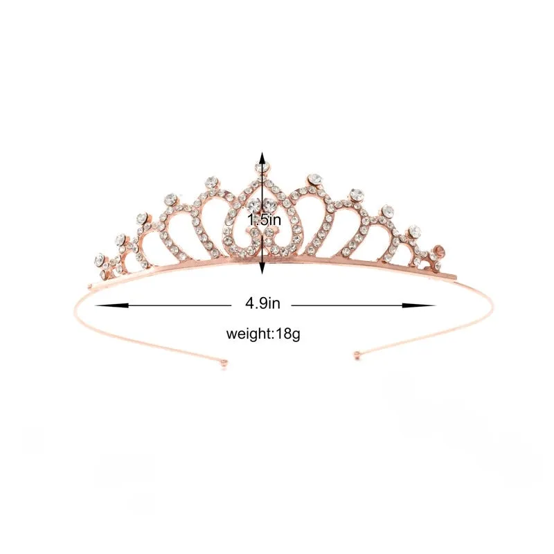Factory Girl Crown Princess Simple Cute Headband Baby Festival Performance Hair Accessories Bride Crown Wedding Headdress