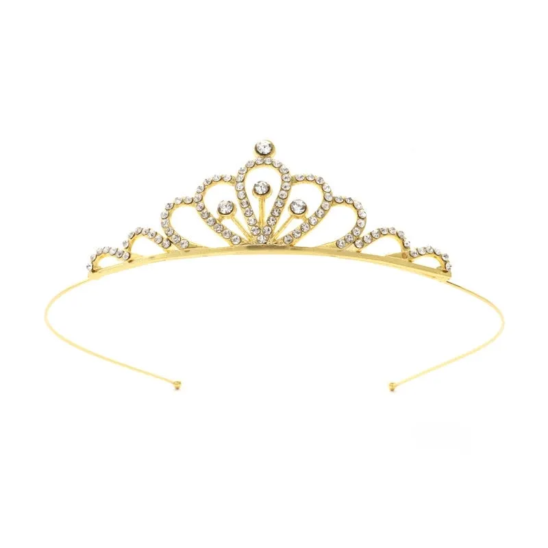 Factory Girl Crown Princess Simple Cute Headband Baby Festival Performance Hair Accessories Bride Crown Wedding Headdress