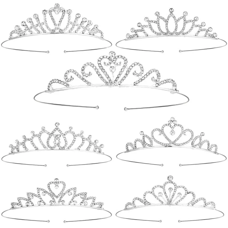 Factory Girl Crown Princess Simple Cute Headband Baby Festival Performance Hair Accessories Bride Crown Wedding Headdress