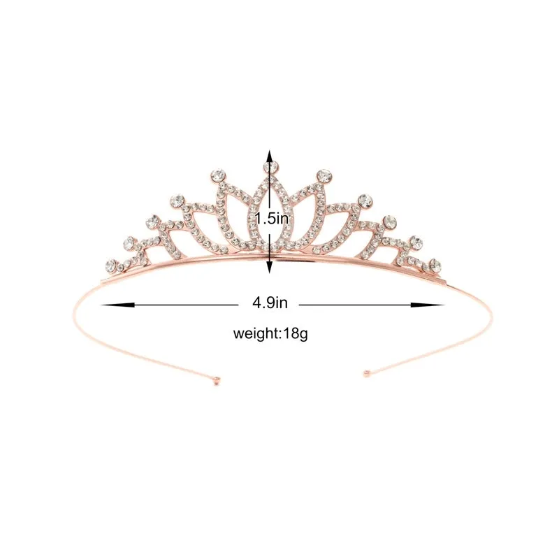 Factory Girl Crown Princess Simple Cute Headband Baby Festival Performance Hair Accessories Bride Crown Wedding Headdress