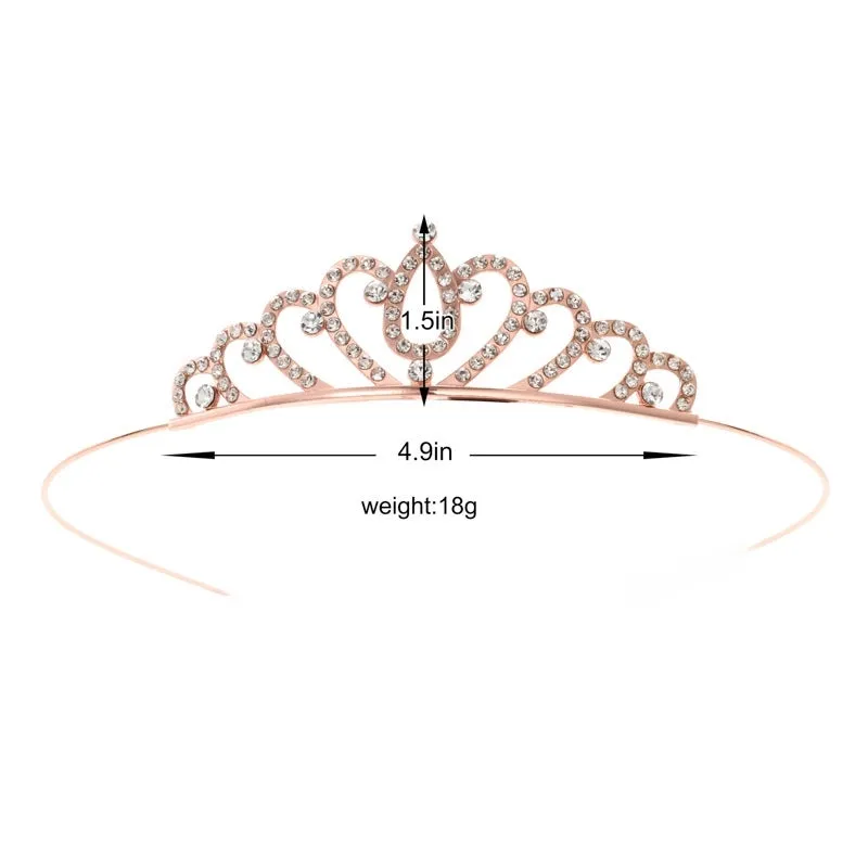 Factory Girl Crown Princess Simple Cute Headband Baby Festival Performance Hair Accessories Bride Crown Wedding Headdress