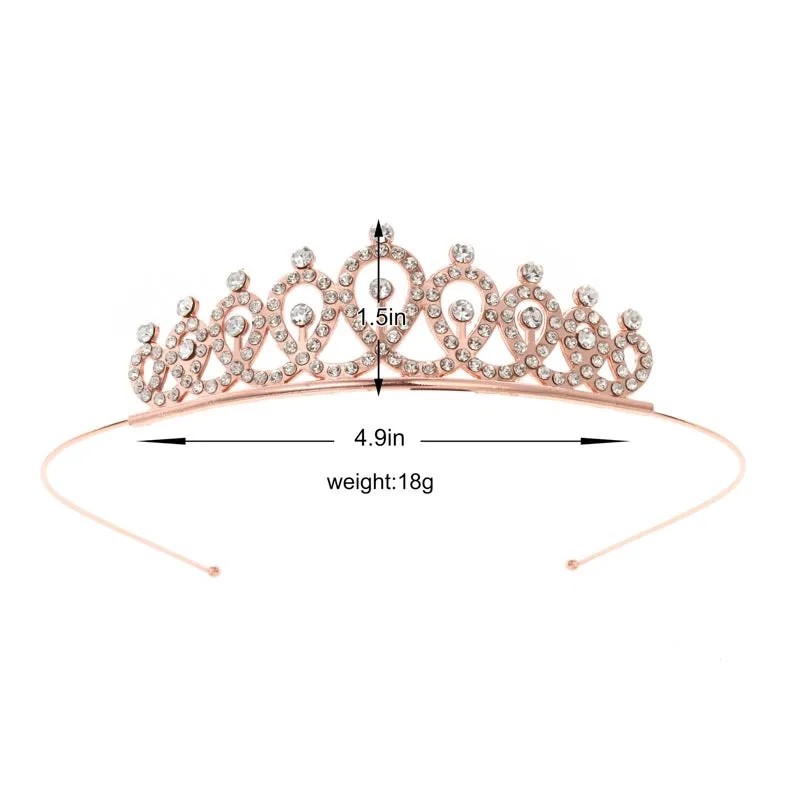 Factory Girl Crown Princess Simple Cute Headband Baby Festival Performance Hair Accessories Bride Crown Wedding Headdress