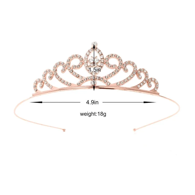 Factory Girl Crown Princess Simple Cute Headband Baby Festival Performance Hair Accessories Bride Crown Wedding Headdress