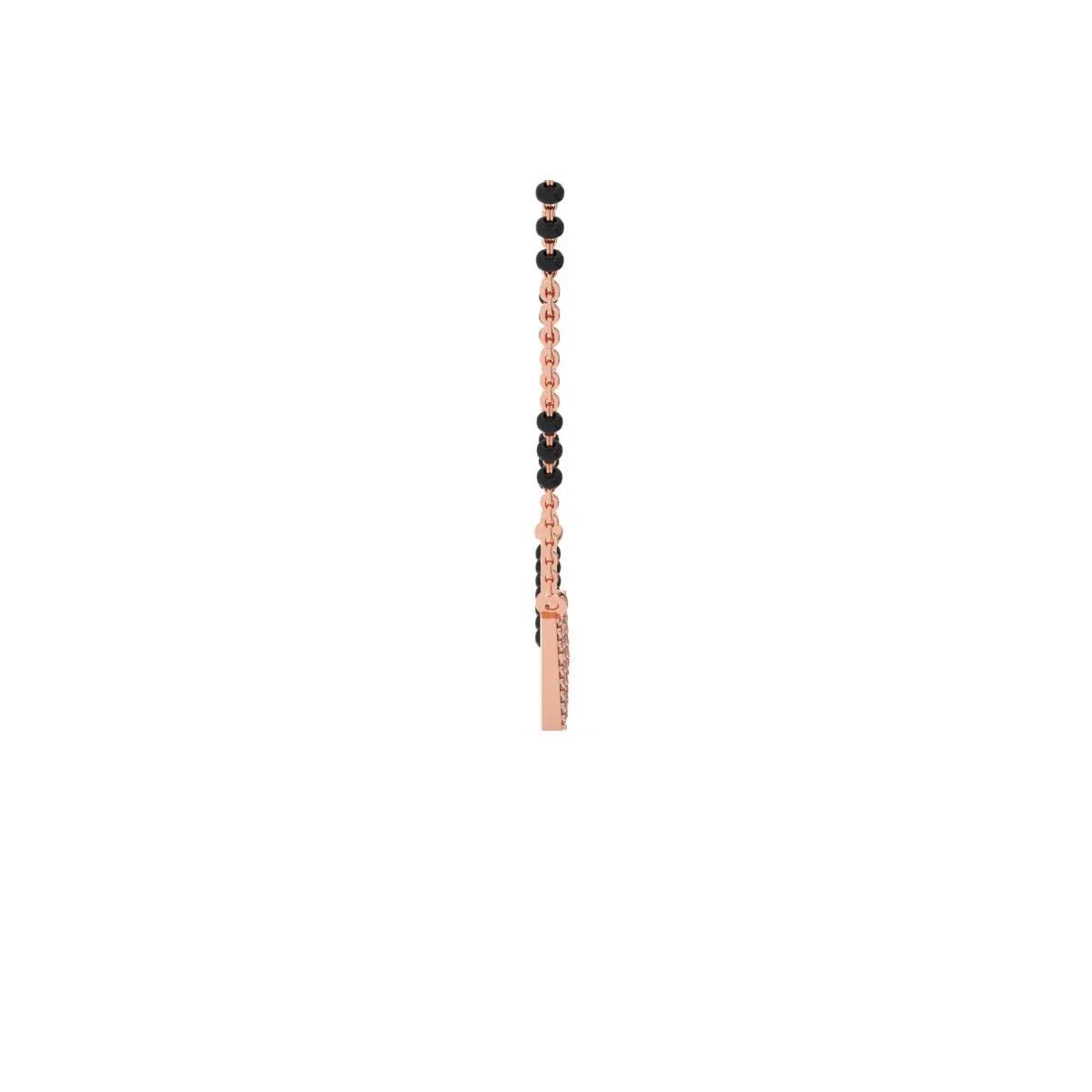 Fancy Zig Zag Lab Grown Magalsutra Pendant
