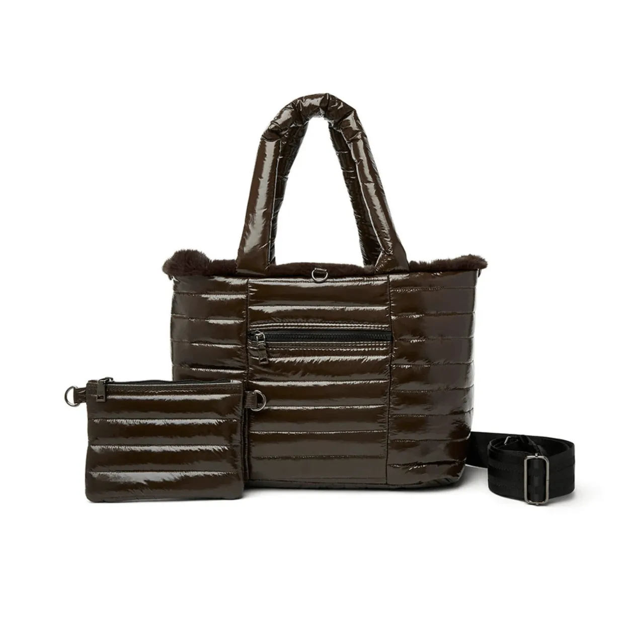 Faux Fur Reversible Tote