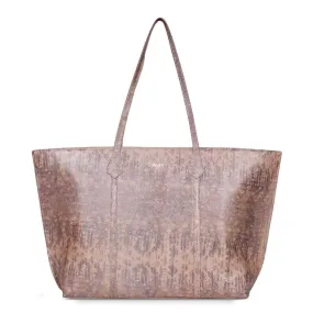 Favore Peach Womens  Leather Structured Shoulder Bag