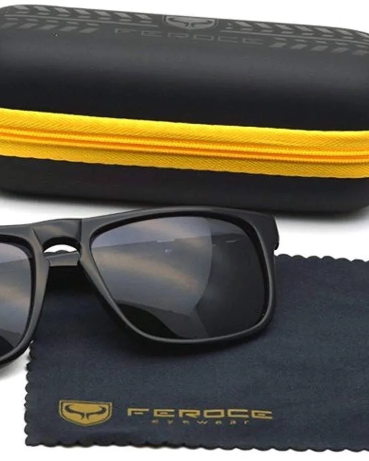 FEROCE® | EYEWEAR  Oculos-De-Sol Polarized  Acetate Sunglasses brown