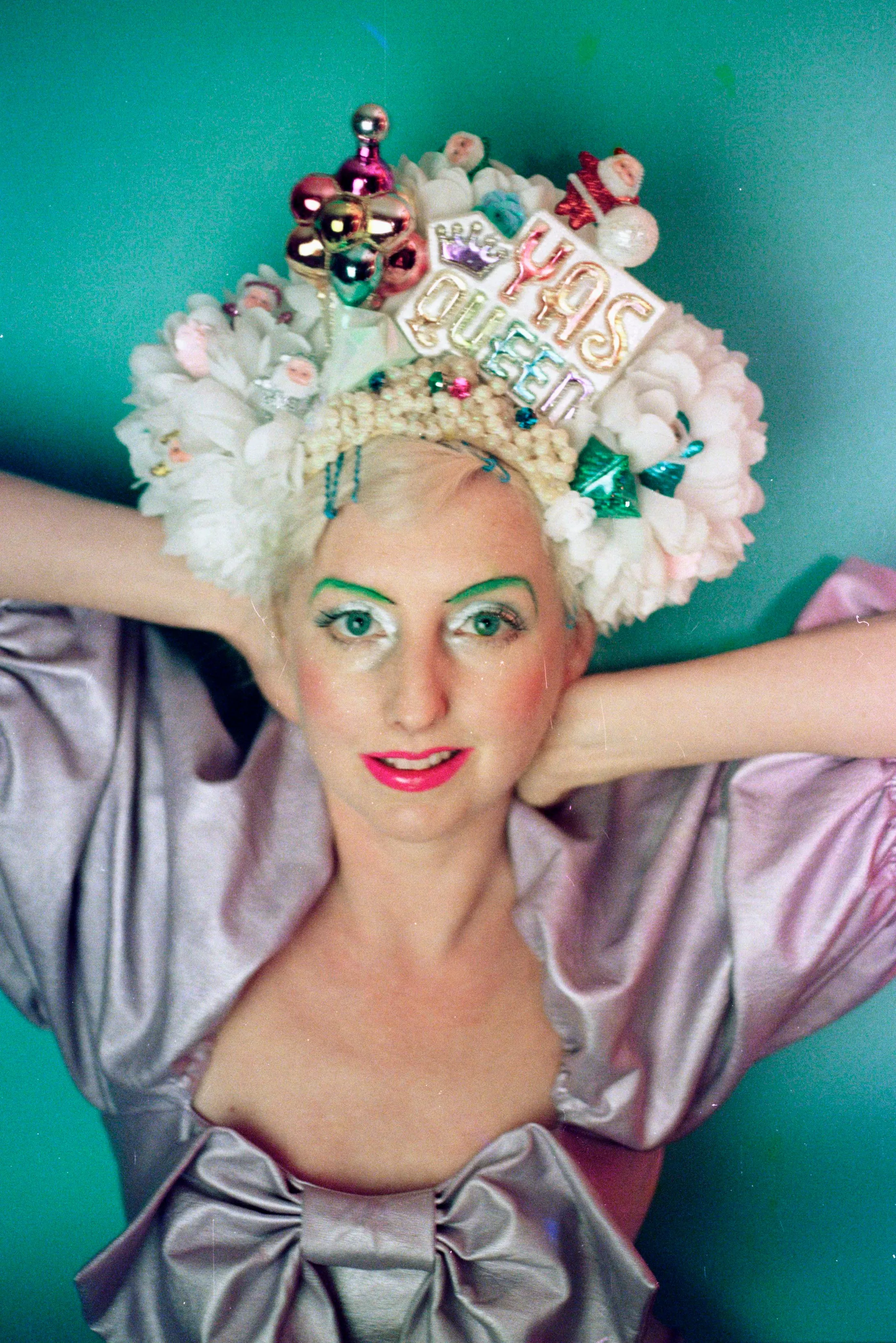 Floral Party Christmas Balloon Queen Headdress Crown