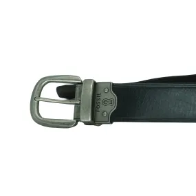 Fossil Women's Leather Keyhole Reversible Belt Black Brown Size Small