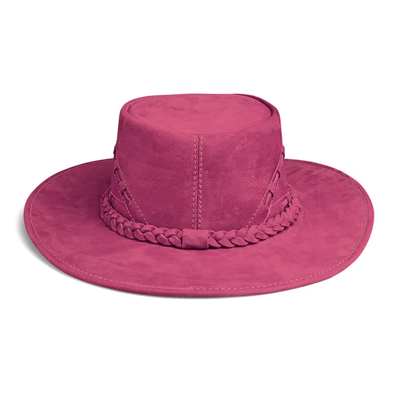 Frontier Pink Leather Cowboy Hat